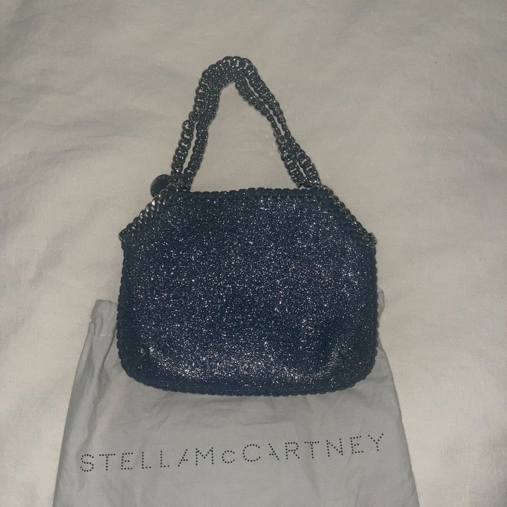 Stella McCartney Mini Glitter Shoulder Bag